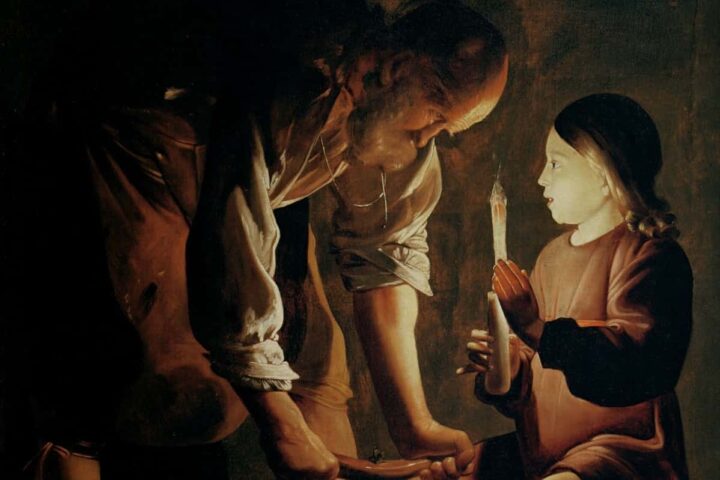 Georges de La Tour, saint Joseph charpentier, autour de 1645 (Wikimedia - CC)