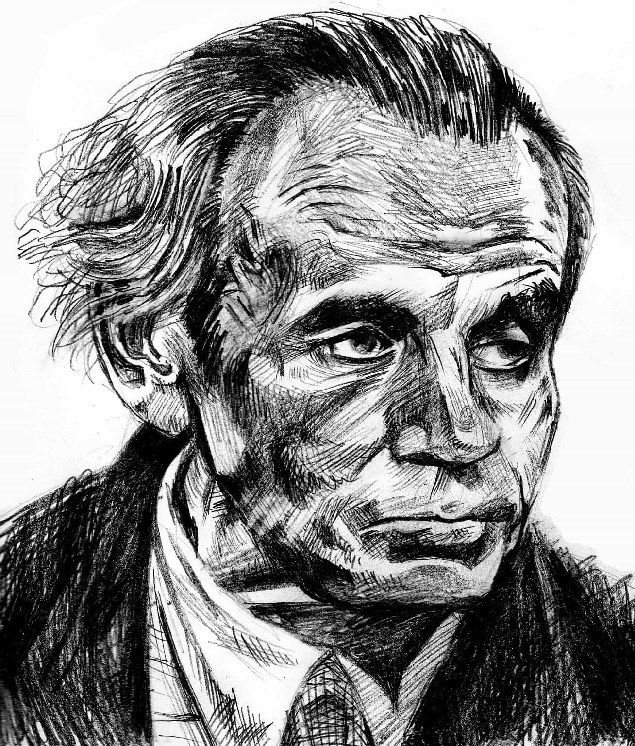 Louis-Ferdinand Céline (illustration de Gio / Wikimedia Commons).